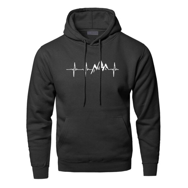 Men's Polyester Fiber Compass Hoodie - Image 4