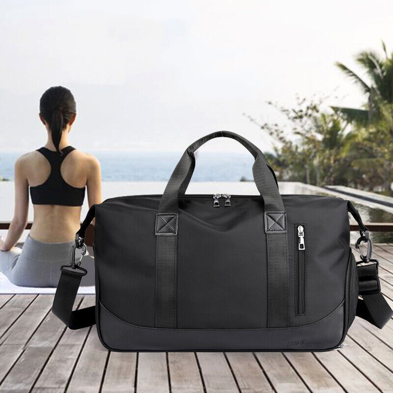Men Women Gym Duffle Bag Waterproof Large Weekend Travel Sport Holdall Luggage - Image 7