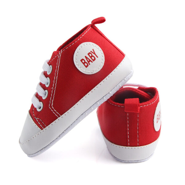 Canvas Classic Sports Sneakers Baby Boys Girls First Walkers Shoes Infant Toddler Soft Sole Anti-slip Baby Shoes - Image 2