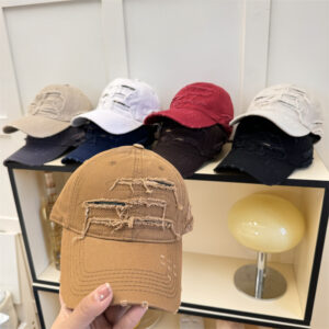 Sun Hat Make Old Ripped Soft Top Baseball Cap