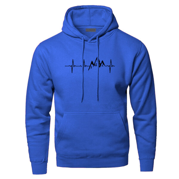 Men's Polyester Fiber Compass Hoodie - Image 8