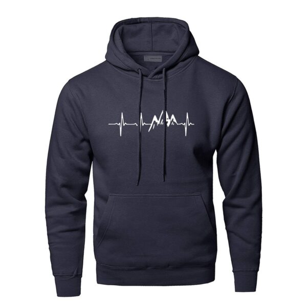 Men's Polyester Fiber Compass Hoodie - Image 5