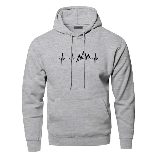 Men's Polyester Fiber Compass Hoodie - Image 9