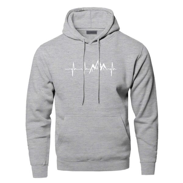 Men's Polyester Fiber Compass Hoodie - Image 2